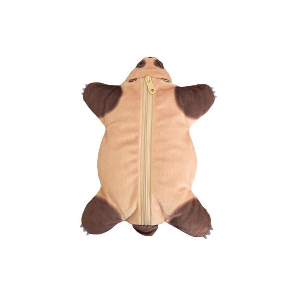 だらだらどうぶつペンケースたぬき(S:0040)