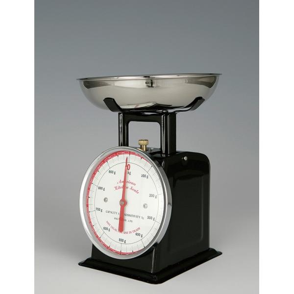 AMERICAN KITCHEN SCALE BLACK �A�����J���L�b�`���X�P�[���@�u���b�N �_���g�� 100-061BK (S�F0240)