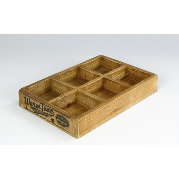 6 PARTITION WOODEN BOX 6 p[eBV Ebh {bNX i` _g ؐ[@CH11-H417NT (SF0240)