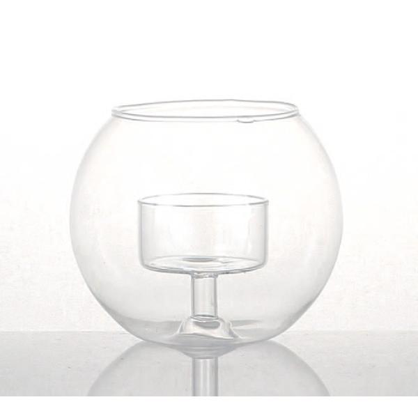 CANDLE HOLDER  GLASSBALL S �L�����h���z���_�[�@�O���X�{�[��S �_���g�� BG023 (S�F0240)