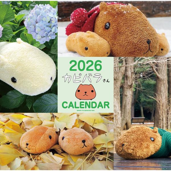 出版社名：主婦と生活社著者名：主婦と生活社シリーズ名：［カレンダー］発行年月：2025年10月キーワード：カピバラサン カベカケ カレンダー、シュフ ト セイカツシャ