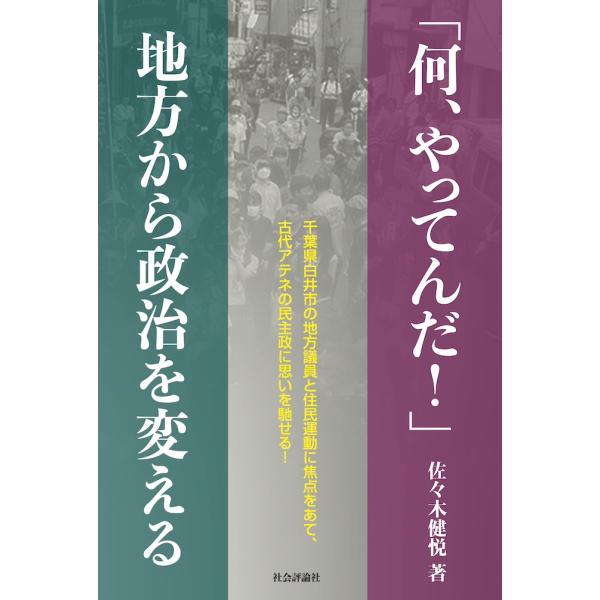 翌日発送・「何、やってんだ！」 地方から政治を変える/佐々木健悦