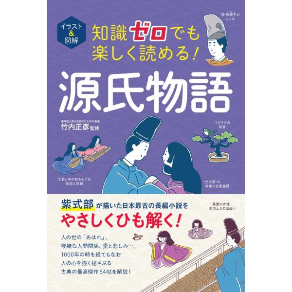 出版社名：西東社著者名：竹内正彦発行年月：2023年10月キーワード：イラスト アンド ズカイ チシキ ゼロ デモ タノシク ヨメル ゲンジ モノガタリ、タケウチ,マサヒコ