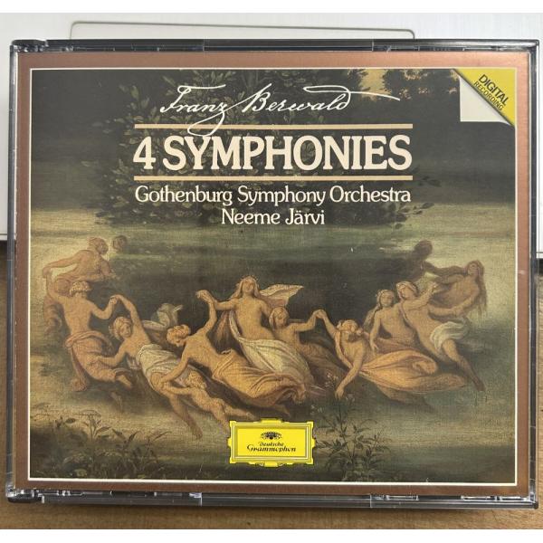 ベルワルド 交響曲全集／ネーメ・ヤルヴィ 【中古CD】2枚組 エーテボリ交響楽団 独プレス Berwald 4 Symphonies Neeme Jarvi F66G 50307/8