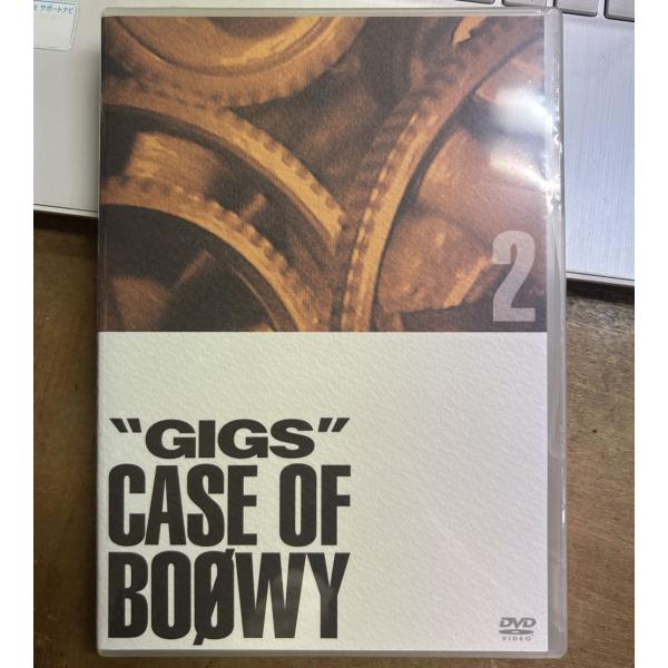 GIGS CASE OF BOOWY 2 【未開封新品DVD】 サンプル盤 ギグス ボウイ 氷室京介 布袋寅泰 TOBF-5107