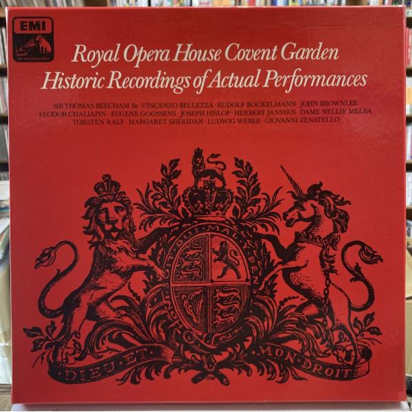 中古LPレコード盤質ABランク3枚組 イギリス盤 UK盤 英国盤 RLS 742Royal Opera House Covent Garden Historic Recordings of Actual Performances  ※　当店...