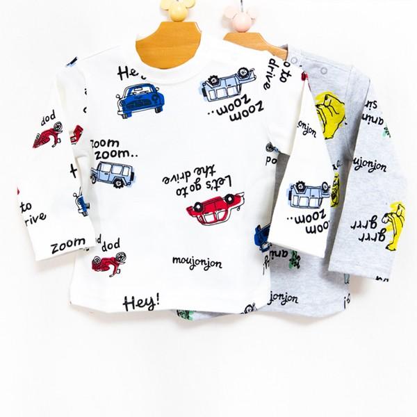 30 Off Sale 春物 Mou Jonjon 日本製動物 車総柄プリントｔシャツ メール便ok M ほんざわや 通販 Yahoo ショッピング