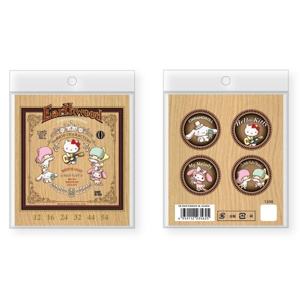 aJX / Ernie Ball / Earthwood × Sanrio / 80/20 Bronze Medium Light / AR[XeBbNM^[ / TIR{[V