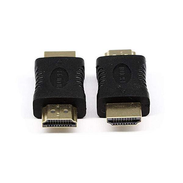SinLoon HDMI オス - オス アダプタ 19ピン HDMI オスタイプ A - HDMI オス タイプ A M/M エクステンダ アダプタ