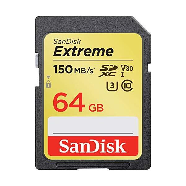 SanDisk 64GB Extreme UHS-I SDXC SDSDXV6-064G サンディスク 海外パッケージ品