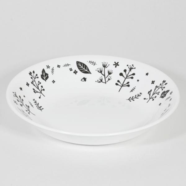 コレール　CORELLE　深皿　外径21.5cm　ムーンライトフォレスト 　強化耐熱ガラス 　J420-MLF　電子レンジOK　食洗機対応　軽くて薄い　アメリカ製