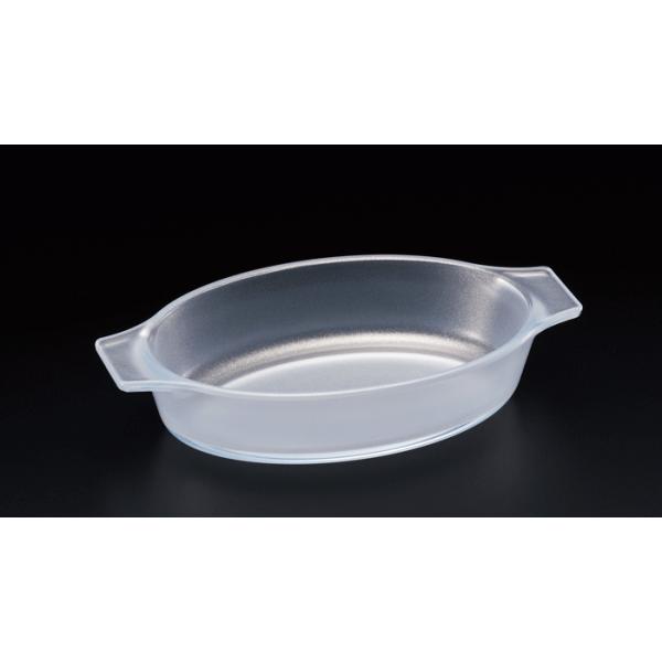 石塚硝子　アデリアグラス  セラベイク　オーバルロースター Ｍ  20cmｘ11.6cm×4cm    容量350ml    耐熱ガラス製