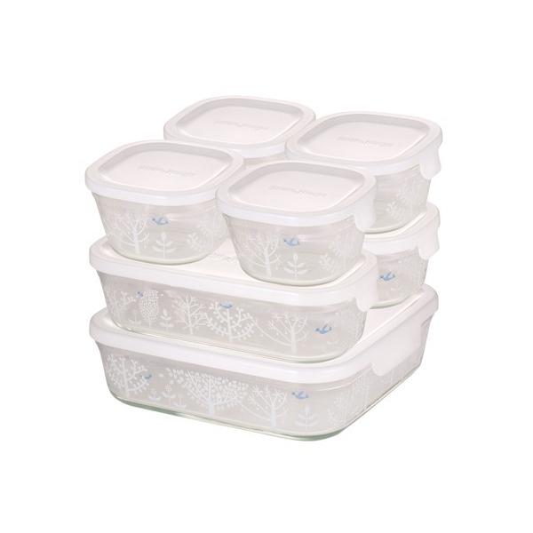 iwaki �C���L�@Shinzi Katoh  �p�b�N�������W�V�X�e���Z�b�g�@Petiti�@bois�@PSPRNSNC7I �����e��0.2L�A0.5L�A1.2L�@7�_�Z�b�g