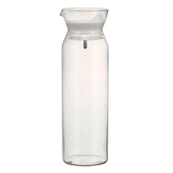 HARIO 　ハリオ 　ウォーターピッチャー 実用容量900ml カラー：ホワイトのみ※耐熱ガラス