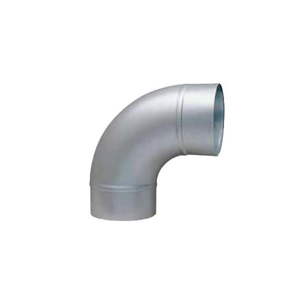 スパイラルダクト100Φ 90°エルボ : 保温屋.com - 通販 - Yahoo