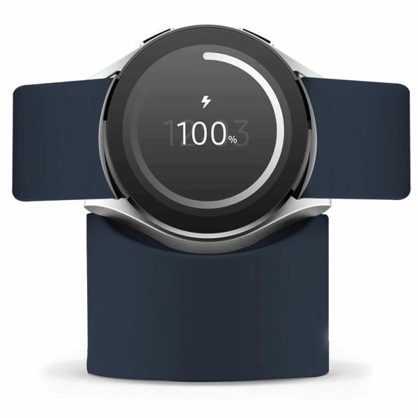 Galaxy Watch 充電器 対応 スタンド おやすみモード対応 滑り止め 充電ケーブル収納 携帯便利 小型 軽量 シリコンスタンド Galaxy Watch4 / 4 Classic/Galaxy