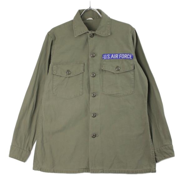 MILITARY 米軍 コットンサテン ユーティリティ シャツ 1973年