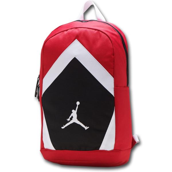 JB017 Jordan Diamond Backpack ジョーダン リュックサック 赤黒白 