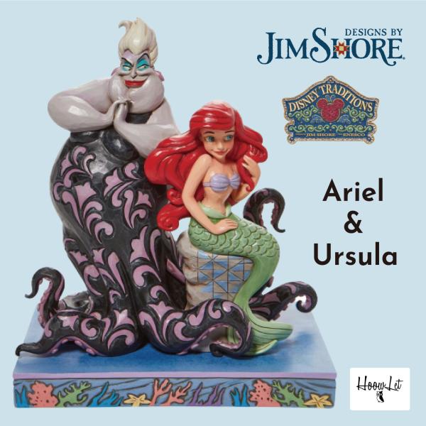 ディズニープリンセス 人形 フィギュア アリエル ウルスラ リトルマーメイド ディズニー ジムショア アンティーク