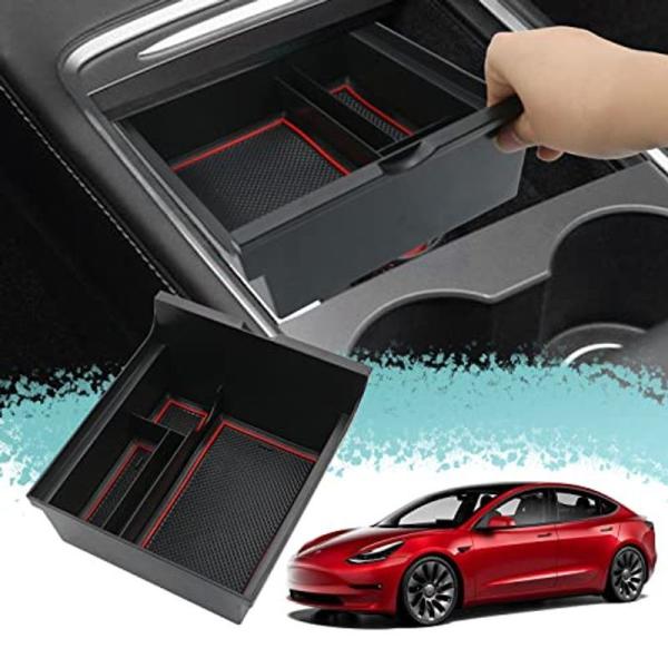 人気アイテムZCLINKO新型 テスラ モデル3 モデルY 専用 コンソールトレイ ボックストレイ センター コンソール Tesla Model3 Mo