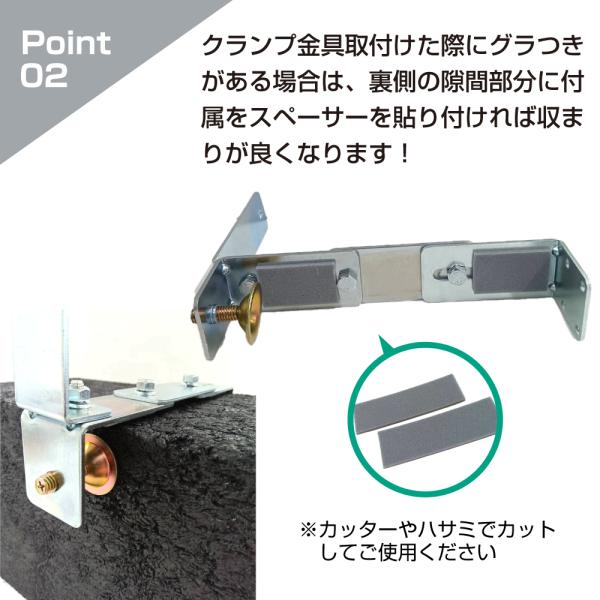 �K���[�W�~���[ �ƒ�p �u���b�N ���ݍ��� ��t����t ���^ �p�^ 230�~310mm �O���[ �K���X���~���[ 50�`170mm �u���b�N�� ��� �N�����v�� ���{�� yh032 ���i�摜2