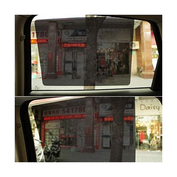 Honel Uv ステッカー 上等 車 日除け ウィンドウ カバー 日よけ 静電ステッカー サイドウィンドウ ブラック 日焼け止め フィルム