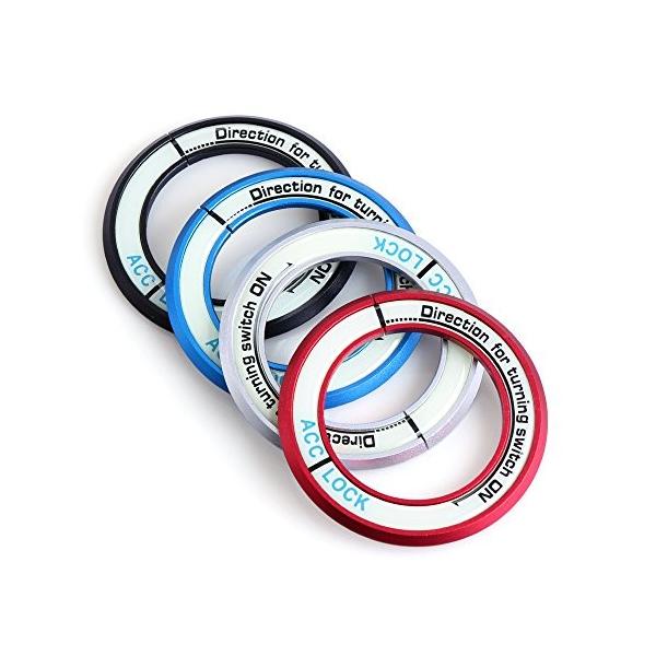 Topdeco 内装に高級感 エンジン スタートボタン 装飾 リング フォレスター スバル 新型 入荷予定 Sj キーシリンダー カーアクセサリー