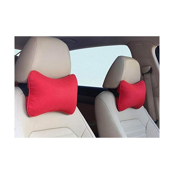 カー バイク用品 カーアクセサリ ネックパッド 車用のまくら 首まくら ネッククッション