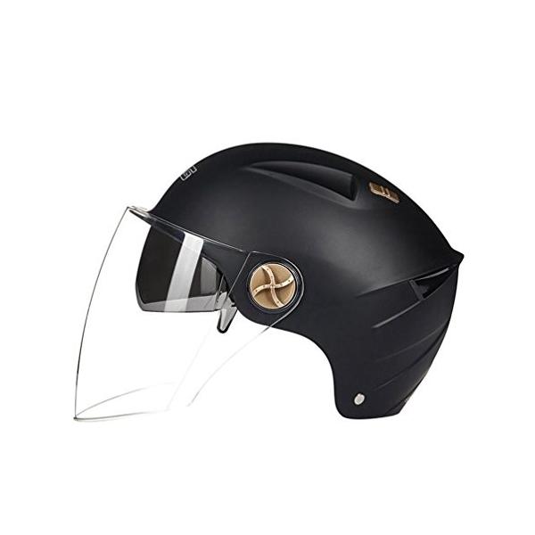 バイク用ヘルメット 半帽 原付 ダブルシールド メンズ ディスカウント レディース 夏用 軽量 アンチショツク 耐衝撃性 速乾性に優れ 防風防寒 通気性抜群