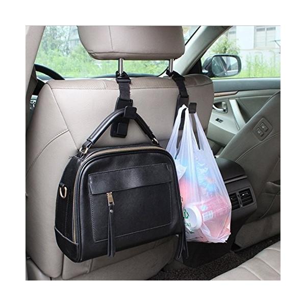 車用収納 フック 車用シートフック Sale 車内収納 ヘッドレスト 荷物 汎用 荷物掛け ハンガーフック 買い物袋の荷崩れ防止 耐荷重kg