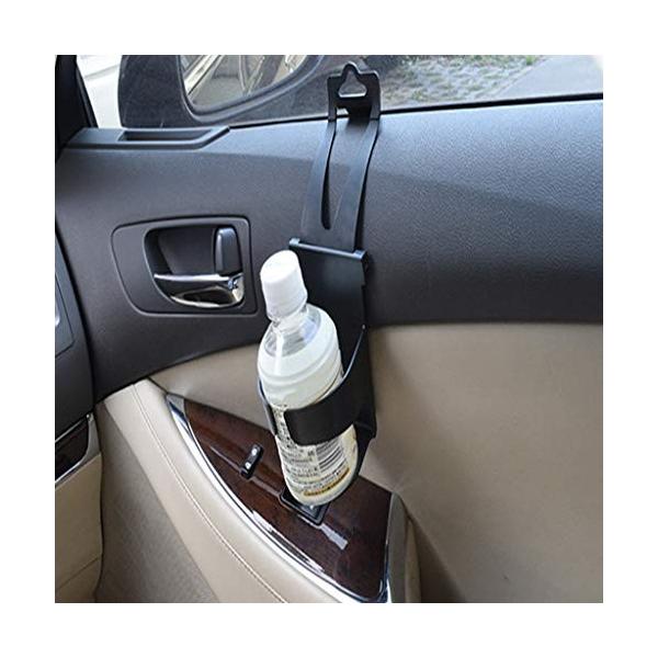 車載用 多機能 ドリンクホルダー スタンドカップホルダー Sale ドア側 取り付け簡単 黒 椅子の裏側