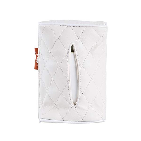 Kluma ティッシュボックス 車用 ティッシュケース ティッシュカバー おしゃれ 高級感 サンバイザー用 受賞店 シンプルなレザー調