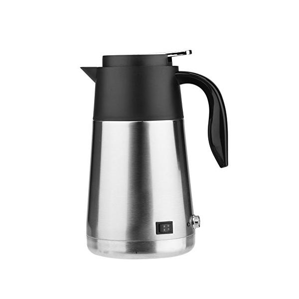 注目ブランド Yosoo 1300ml 車載電気ポット 車載用ポット カーポット 大容量 車用 保温 ポット ボトル電気ケトル 湯沸し器 ステンレス製 車中泊 開店記念セール