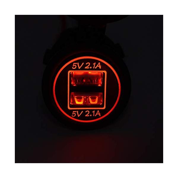 カーチャージャー Usb充電器 ２個 Usbポート 急速充電 Iphone 2 1a Android対応 22w フラッシュフィット セール特価