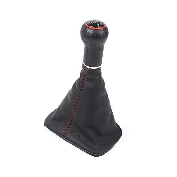 Beautyladys 車用 5速 ギアシフト ノブ 防塵 カバー 取付簡単 即納送料無料 Abs Puレザー製 シフトノブゲイター カスタム 車種専用設計