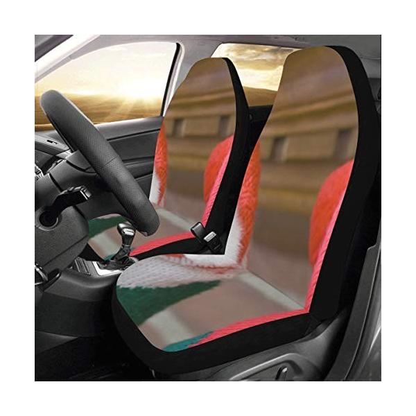 Kdgch カーシートカバー ソックス 猫 日本産 自動車 座席 クッション マット 保護 フロントベンチシート用 ずれにくい 2個 防水 適用 前席