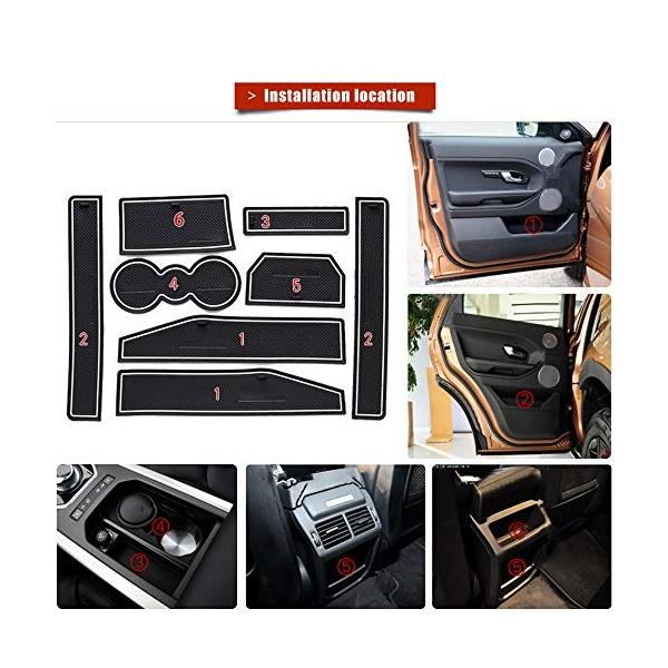 ランドローバー Land Rover 永遠の定番モデル Evoque 12 18 インテリアラバーマット 車カスタムドレスアップ 専用 アクセサリー