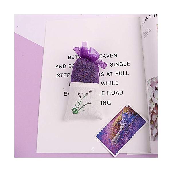 天然ラベンダ ラベンダー 香り袋 巾着 天然 ポプリ 匂い袋 洗面所 防虫 10点セット 部屋 物品 防臭 人工香料なし 寝室