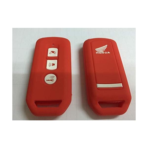 ホンダ系 スマートキーケース ブラック 3ボタン 国内最安値に挑戦 本田 バイク 150 Pcx Sh125 125 Sh300などシリコン製キー カバー専用設計