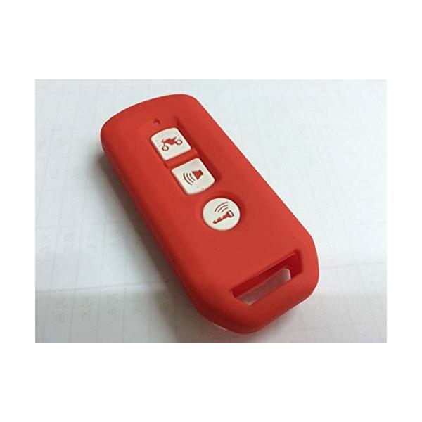 ホンダ系 スマートキーケース ブラック 3ボタン 返品不可 本田 バイク 150 Sh125 Pcx Sh300などシリコン製キーカバー専用設計 125