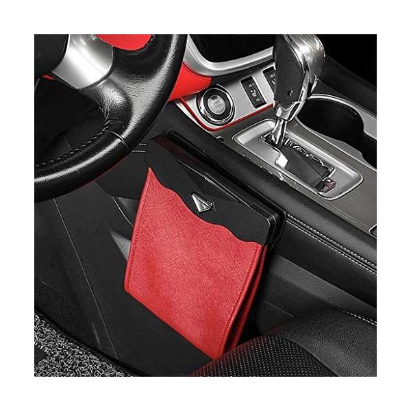 車のゴミ箱車内車の収納ボックスクリエイティブファッション多機能ゴミ袋車用品 Color Red Size 送料無料 激安 お買い得 キ フト 18 24 16 5cm
