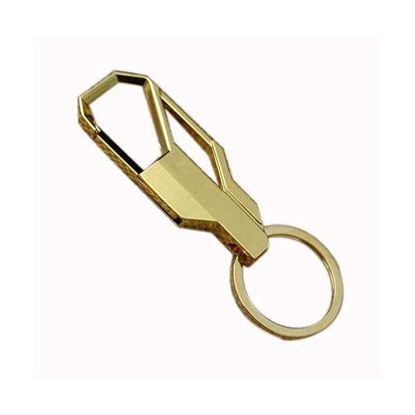 新品 Flymylion Wリング式 キーホルダー カラビナフック 高級感 高機能 携帯便利 家 車 ゴールド デザイン ミニ 鍵 オシャレ