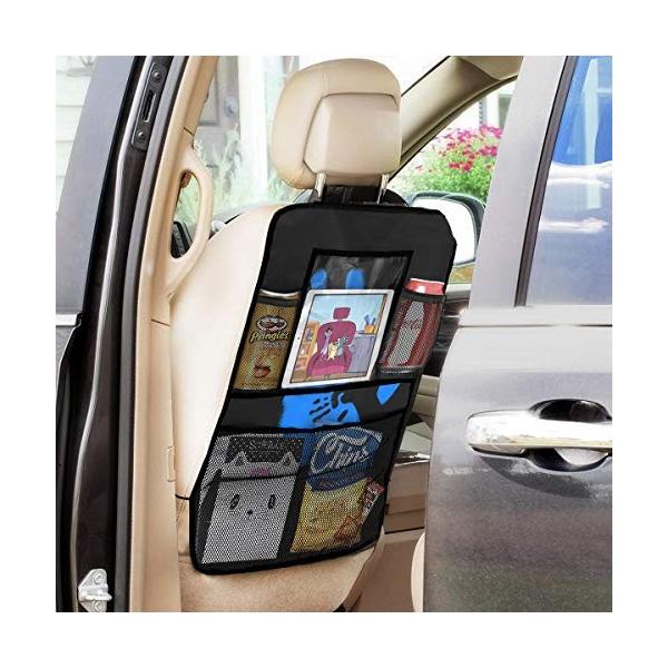 Sunjan 車用シートバックポケット手 後部座席収納 車 収納 ポケット New 汚れ防止 二枚セット 車載ポケット 小物入れ 便利グッズ シートバック