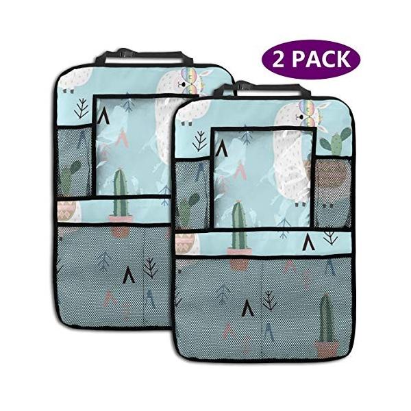 カーシートバック収納袋 アルパカ 車用シートバックポケット シートバックポケット 車内整理 定番から日本未入荷 車用 車の収納ボックス 収納袋 後部座席収納