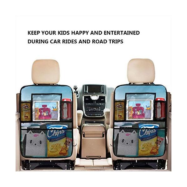 カーシートバック収納袋 風景 ナチュラル 車用シートバックポケット シートバックポケット 車用収納ポケット 後部座席収納 車内整理 収納袋 激安 超特価 車用