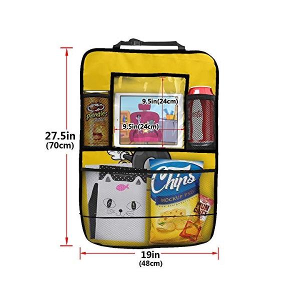 カーシートバック収納袋 爆弾 車用シートバックポケット シートバックポケット 車内整理 開店祝い 後部座席収納 収納ポケット 車用 車の収納ボックス 収納袋