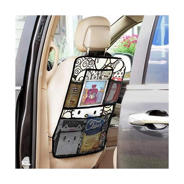 格安 ハローキティ 車用シートバックポケット 車用収納ポケット 多機能収納 大容量 ド 取り付け簡単