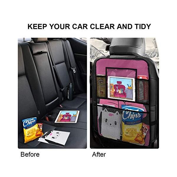 再入荷 予約販売 ミニーマウス 車用シートバックポケット 車用収納ポケット 多機能収納 大容量 ド 取り付け簡単