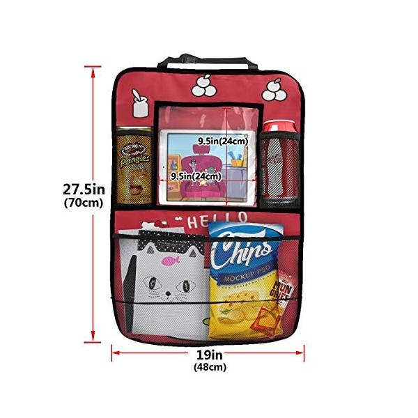 ハローキティ 車用シートバックポケット 車用収納ポケット 多機能収納 大容量 ド 驚きの価格が実現 取り付け簡単