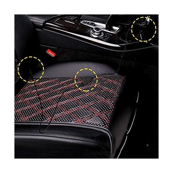 車の暖房シートクッション寒い冬シングルシート電気暖房車の革張りの椅子12v車電気暖房パッドシートヒーターシートウォーマー 商品
